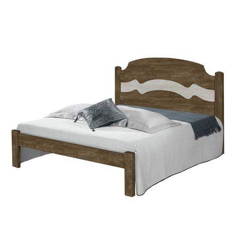 Cama Casal Iris Castanho Wood /Avela Wood