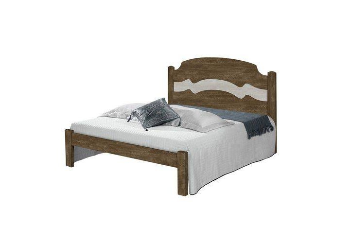 Cama Casal Iris Castanho Wood /Avela Wood