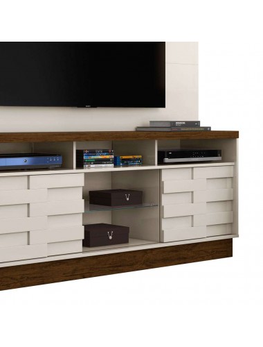 Estante para Home Theater 65 Polegadas Heitor 220 cm Off White Savana