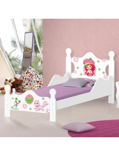 Cama Infantil para Colchão 68cm - J&A Iris Moranguinho